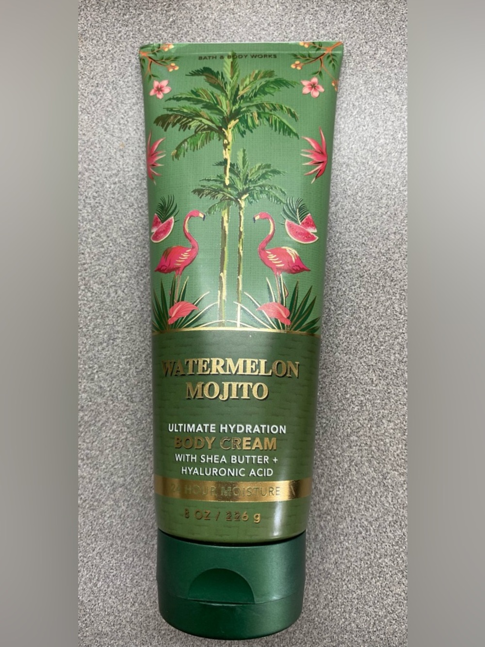 NEW-BATH AND BODY WORKS WATERMELON MOJITO SHOWER GEL AND BODY CREAM SET - Picture 2 of 9